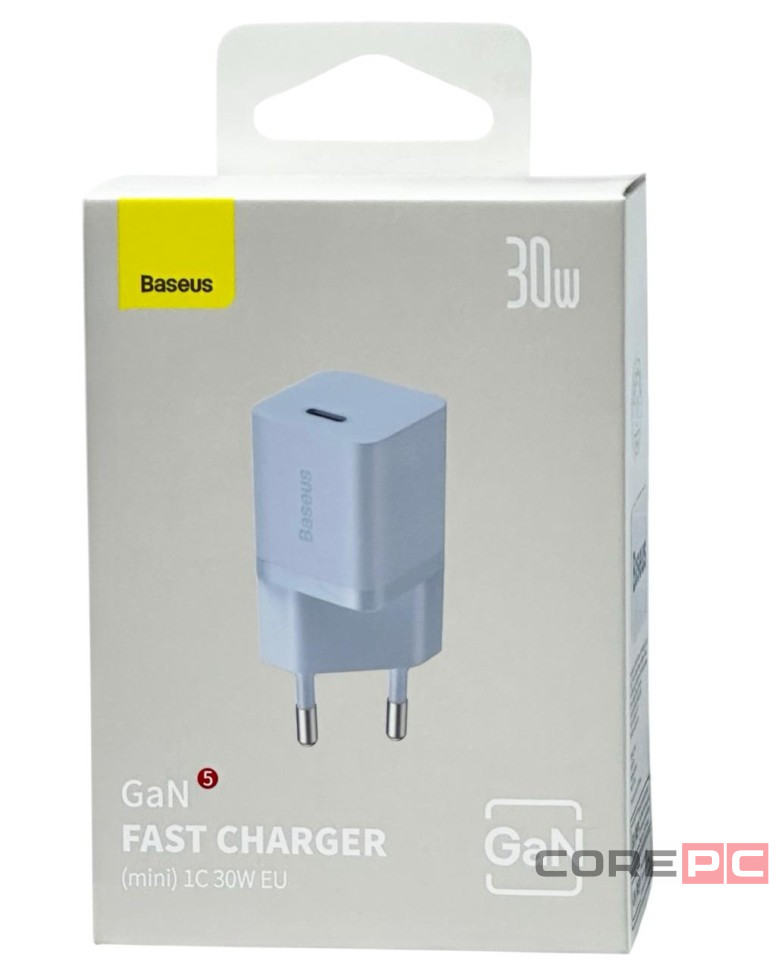 Сетевое зар. устр. Baseus GaN5 Fast Charger (mini) 1C 30W CCGN070603 синее