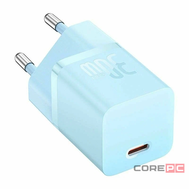 Сетевое зар. устр. Baseus GaN5 Fast Charger (mini) 1C 30W CCGN070603 синее