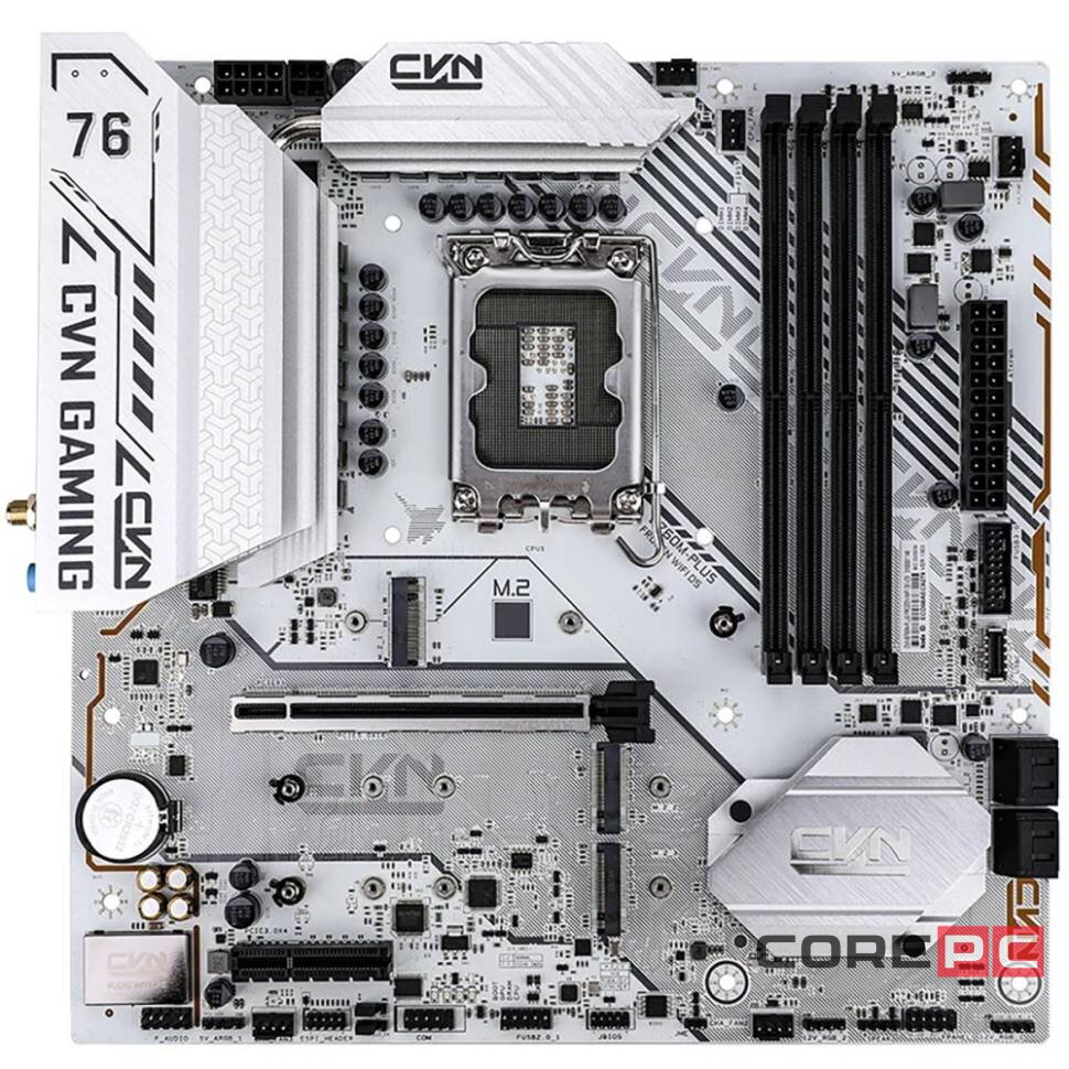 Материнская плата Colorful CVN B760M-PLUS FROZEN WIFI D5 V20 White