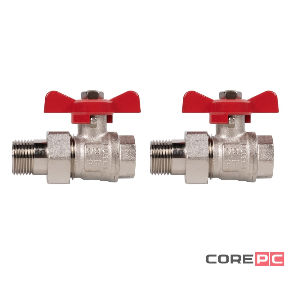 Набор для подключения радиатора Royal Thermo, прямой, 1/2quot;