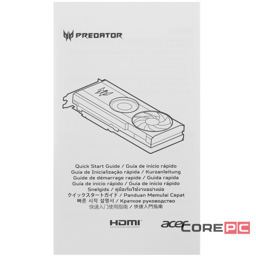 Видеокарта Acer (DP.Z36WW.P02) Radeon RX 7600 8GB Predator BiFrost OC