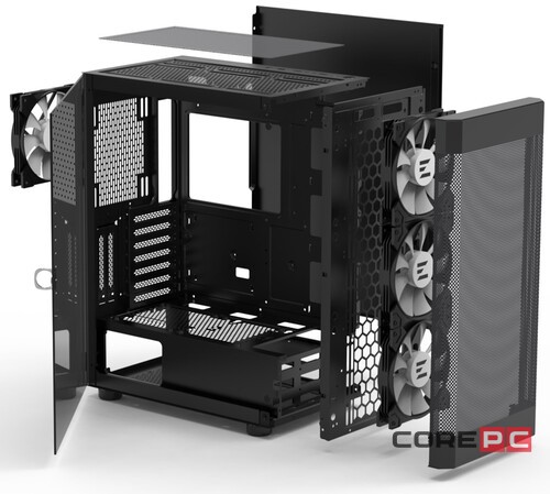 Компьютерный корпус Zalman I4 TG FRGB Black