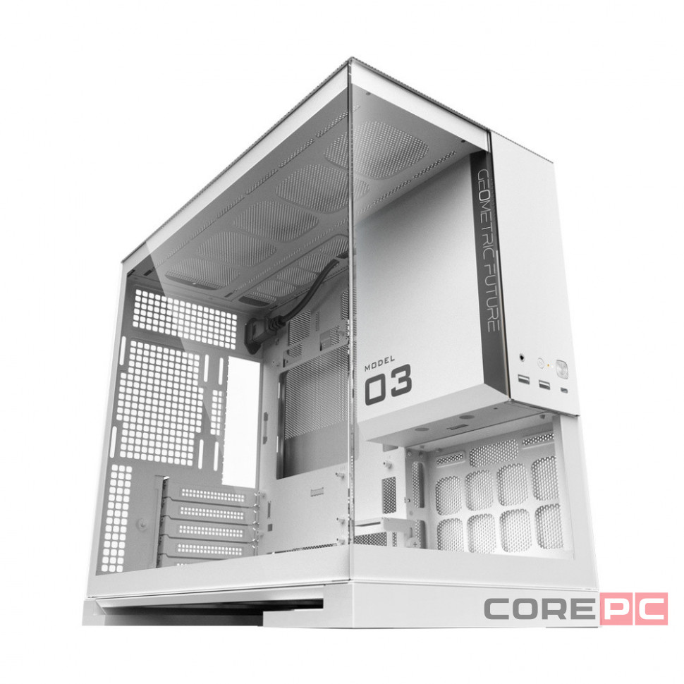 Компьютерный корпус Geometric Future Model 3 TG White (1AM3NZWT00100)