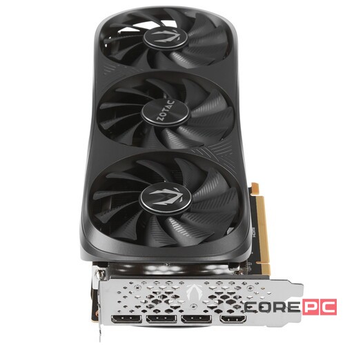 Видеокарта ZOTAC (ZT-D40820D-10P) GeForce RTX 4080 SUPER 16GB TRINITY BLACK ED
