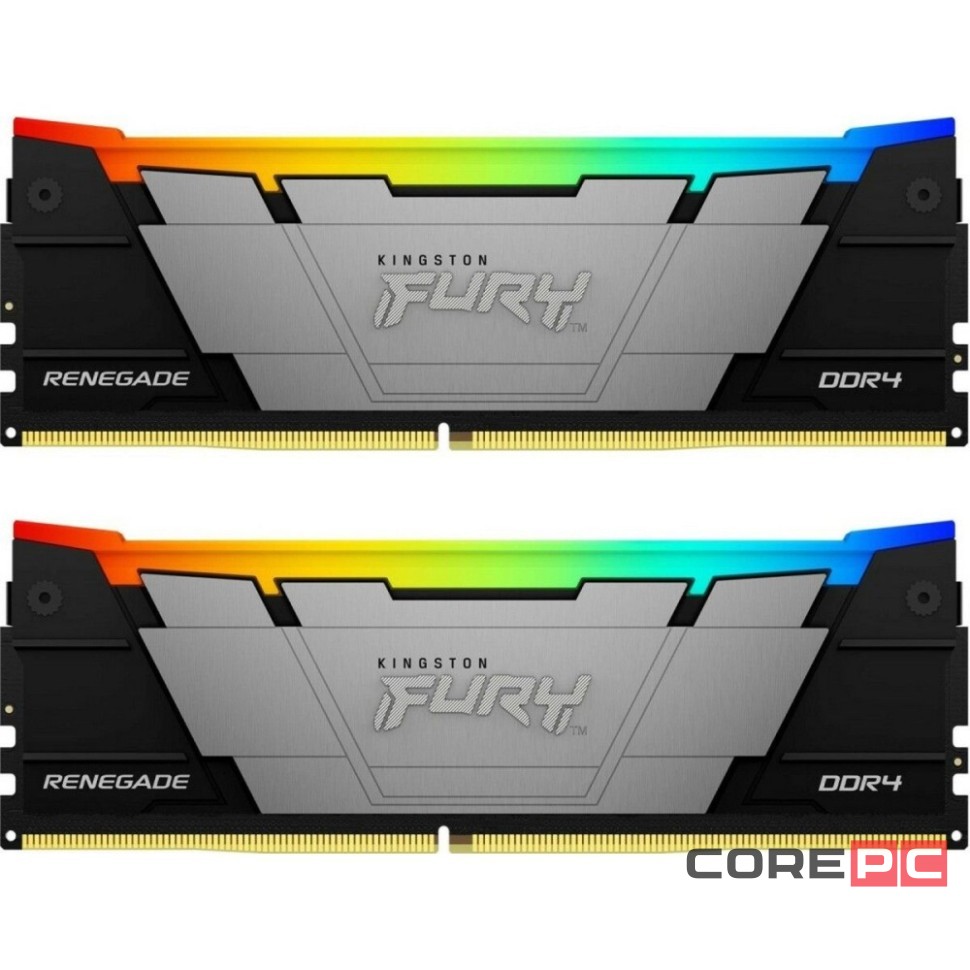 Оперативная память 16 Gb 3200 MHz Kingston FURY Renegade RGB Black (KF432C16RB2AK2/16)