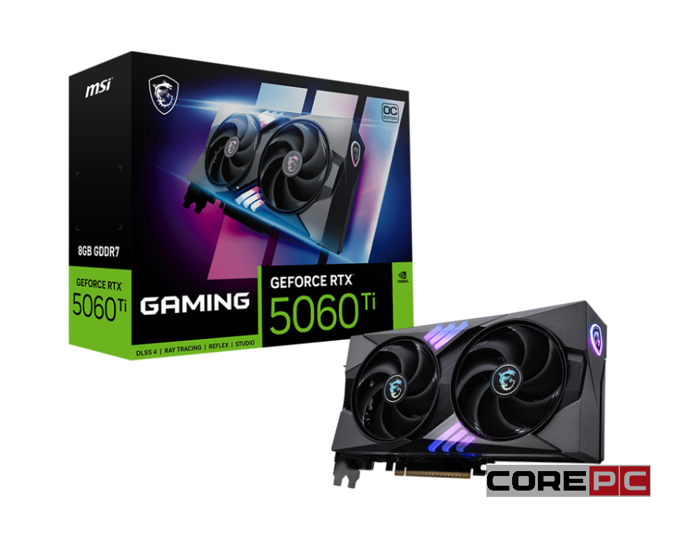 Видеокарта MSI (G506T-8GC) GeForce RTX 5060 Ti 8G GAMING OC