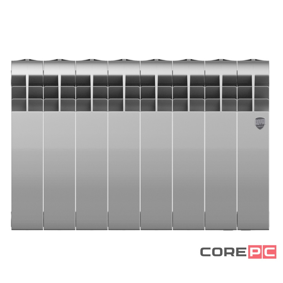 Радиатор Royal Thermo BiLiner 350 /Silver Satin - 8 секц.