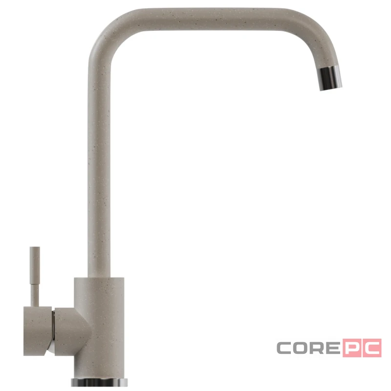 Смеситель для кухни MIXLINE МЛ-ГС12/ML-GS12 (331), рычажное управление, цвет белый