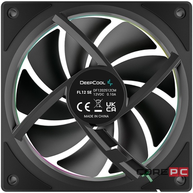 Вентилятор для корпуса Deepcool FL12 SE ARGB Black