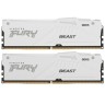 Оперативная память 32 Gb 6000 MHz Kingston FURY Beast RGB White (KF560C30BWEAK2-32)