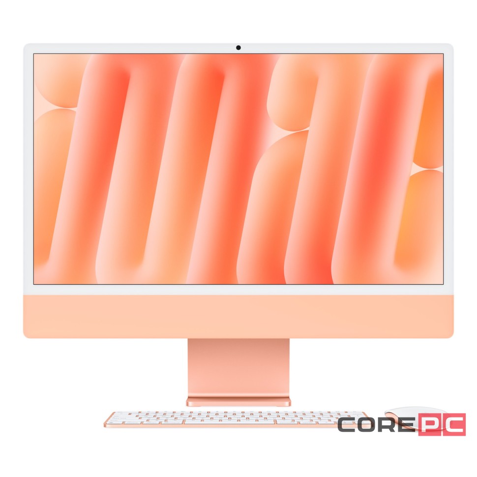 Apple iMac 24" with Retina 4.5K (M3 8C CPU, 10C GPU/24GB/1TB) (Orange) (Z19R000DB)