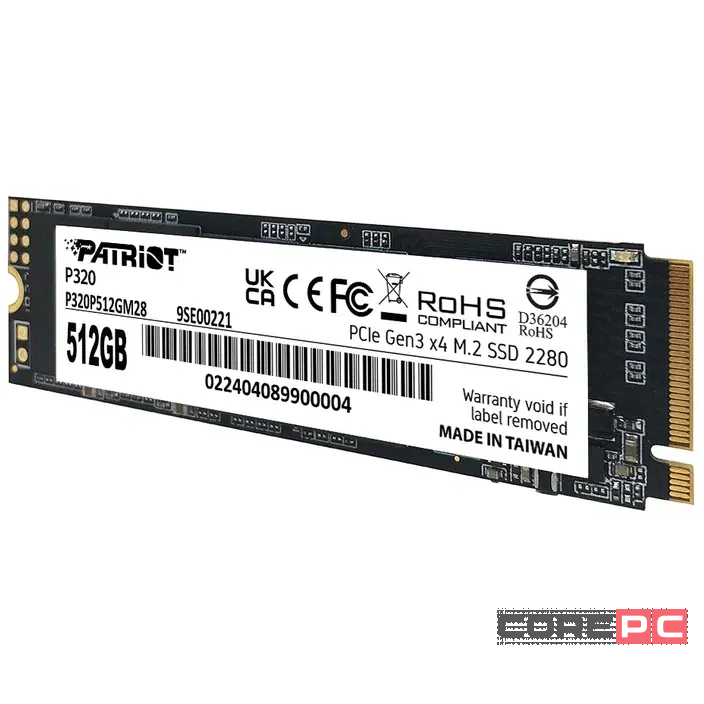 Твердотельный накопитель Patriot 512 Gb P320 (P320P512GM28)