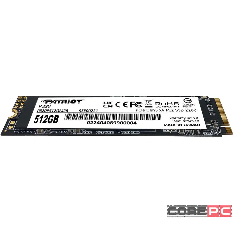 Твердотельный накопитель Patriot 512 Gb P320 (P320P512GM28)