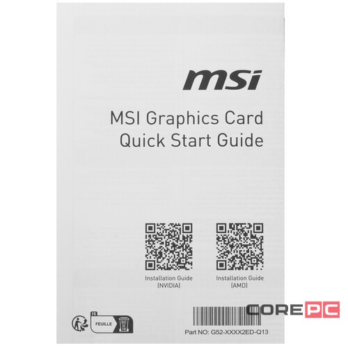 Видеокарта MSI (RTX 4060 VENTUS 3X 8G) GeForce RTX 4060 8GB VENTUS 3X