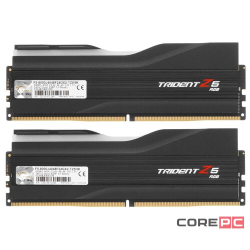 Оперативная память 48 Gb 8000 MHz G.Skill TRIDENT Z5 RGB Black (F5-8000J4048F24GX2-TZ5RK)