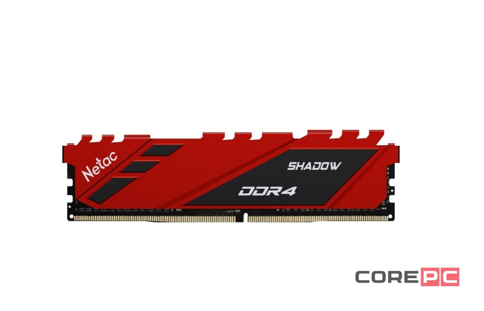 Оперативная память 16 Gb 3200 MHz NETAC SHADOW Red (NTSDD4P32SP-16R)