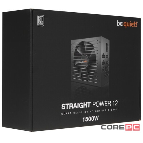 Блок питания Be Quiet! 1500W STRAIGHT POWER 12 BN340 16 Pin (PCIe 5.0 Connector Cable Details)