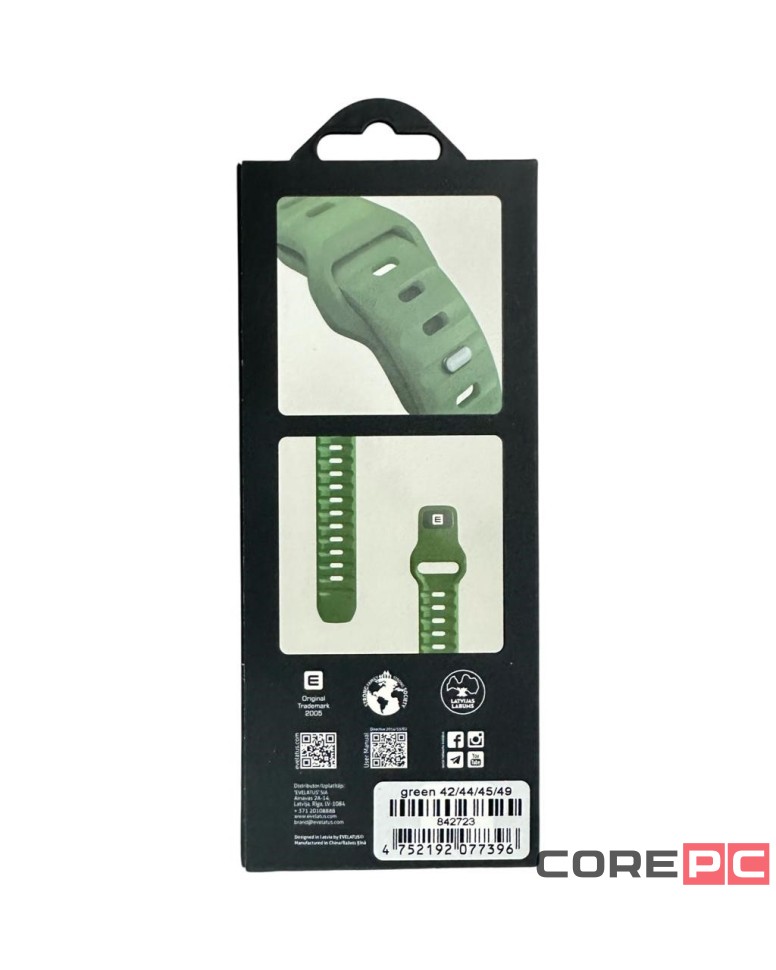 Сменный браслет Evelatus для Apple Watch 42-44-45-49mm зелёный