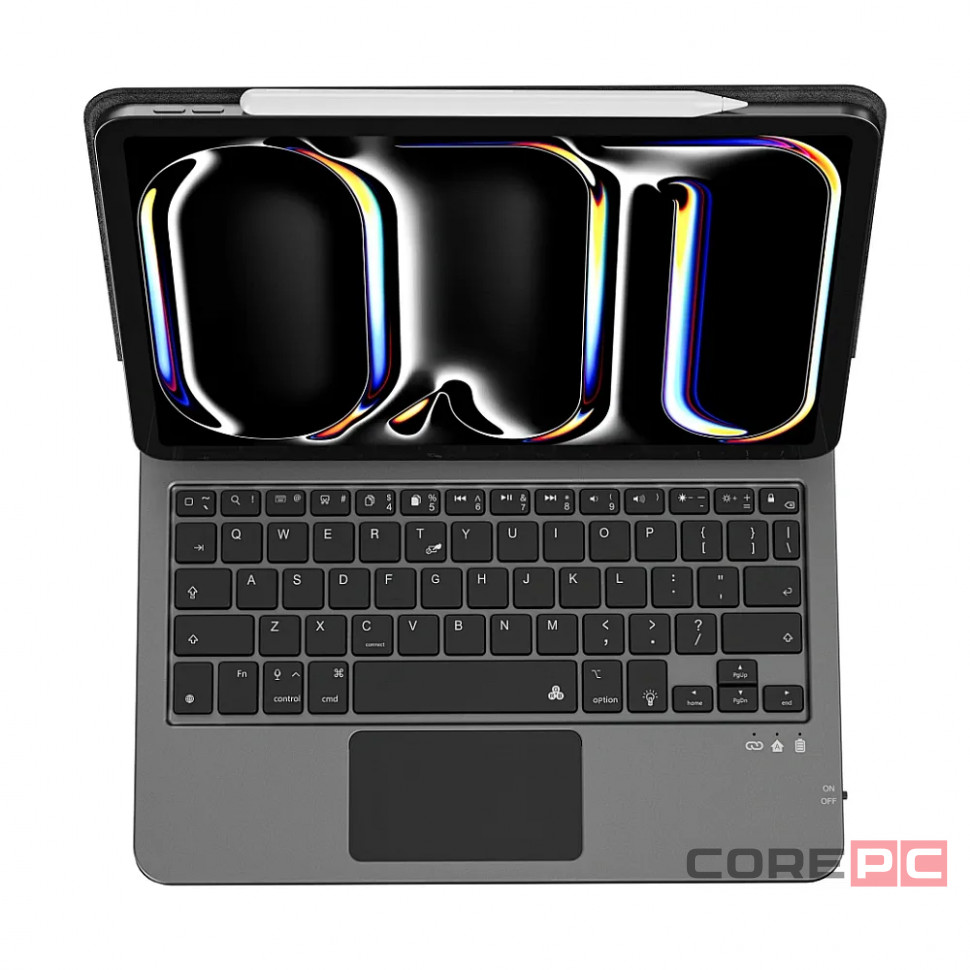 Чехол-клавиатура WIWU Magic Keyboard для Apple iPad 10.9/ iPad Air 11 (2024) русская раскладка (MK004) (черный)
