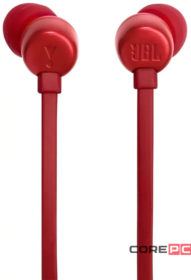 Наушники с микрофоном JBL T310C Type-C красные
