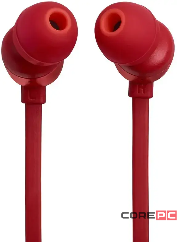 Наушники с микрофоном JBL T310C Type-C красные