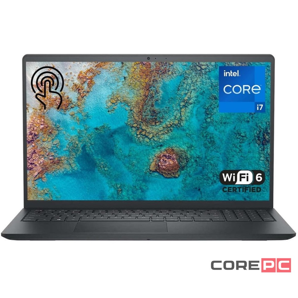 Ноутбук Dell Inspiron 15 3530 (i7-1355U/16GB/512GB SSD/15.6"/1920x1080/Touch/Intel Iris Xe/Windows 11 Home) Черный карбон