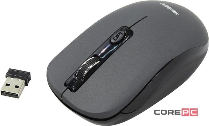 Мышь беспроводная Smartbuy ONE 345AG (SBM-345AG-G) серая