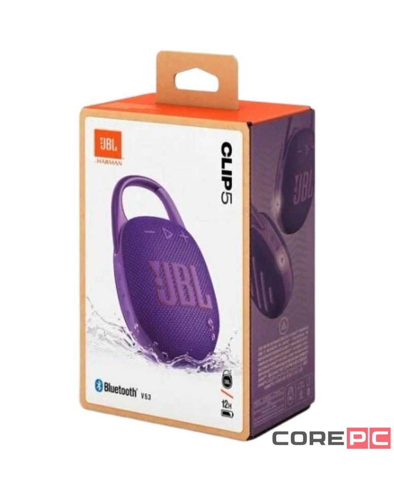 Bluetooth колонка JBL Clip 5 фиолетовый