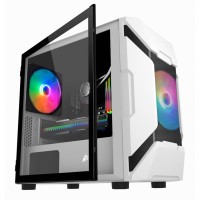 Компьютерный корпус 1STPLAYER DK D3-A TG RGB White (D3-A-WH-2G6P)