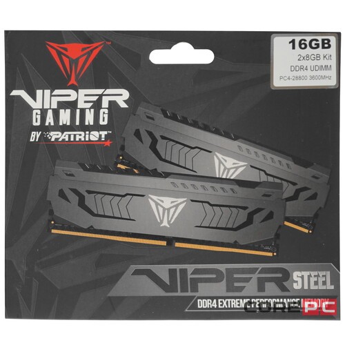 Оперативная память 16 Gb 3600 MHz PATRIOT VIPER STEEL (PVS416G360C8K)