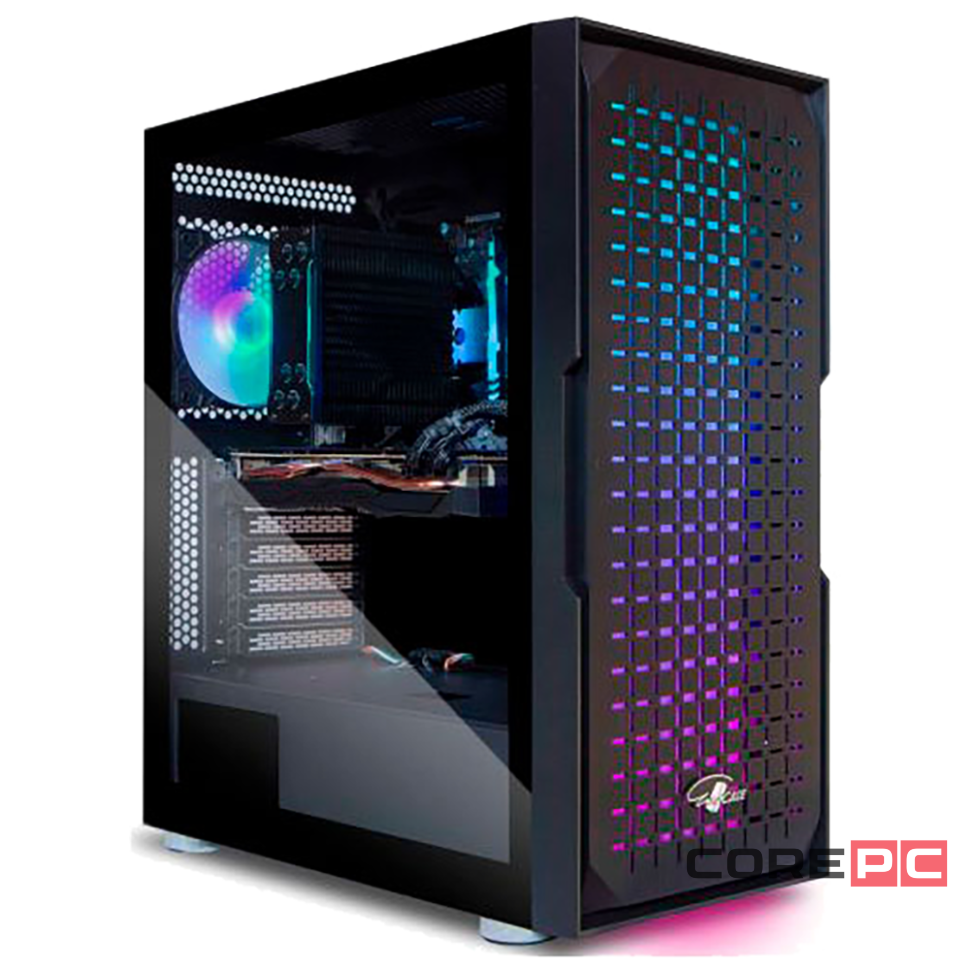 Компьютерный корпус Eurocase SURTUR TG RGB Black (00-00820756)
