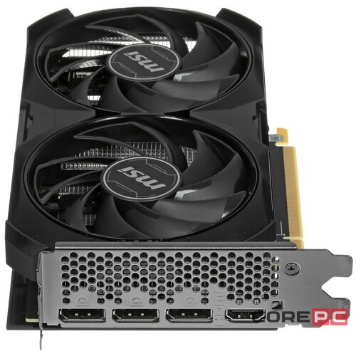 Видеокарта MSI (RTX 4060 Ti 8G VENTUS 2X BLACK E1 OC) GeForce RTX 4060 Ti 8GB VENTUS 2X BLACK E1 OC