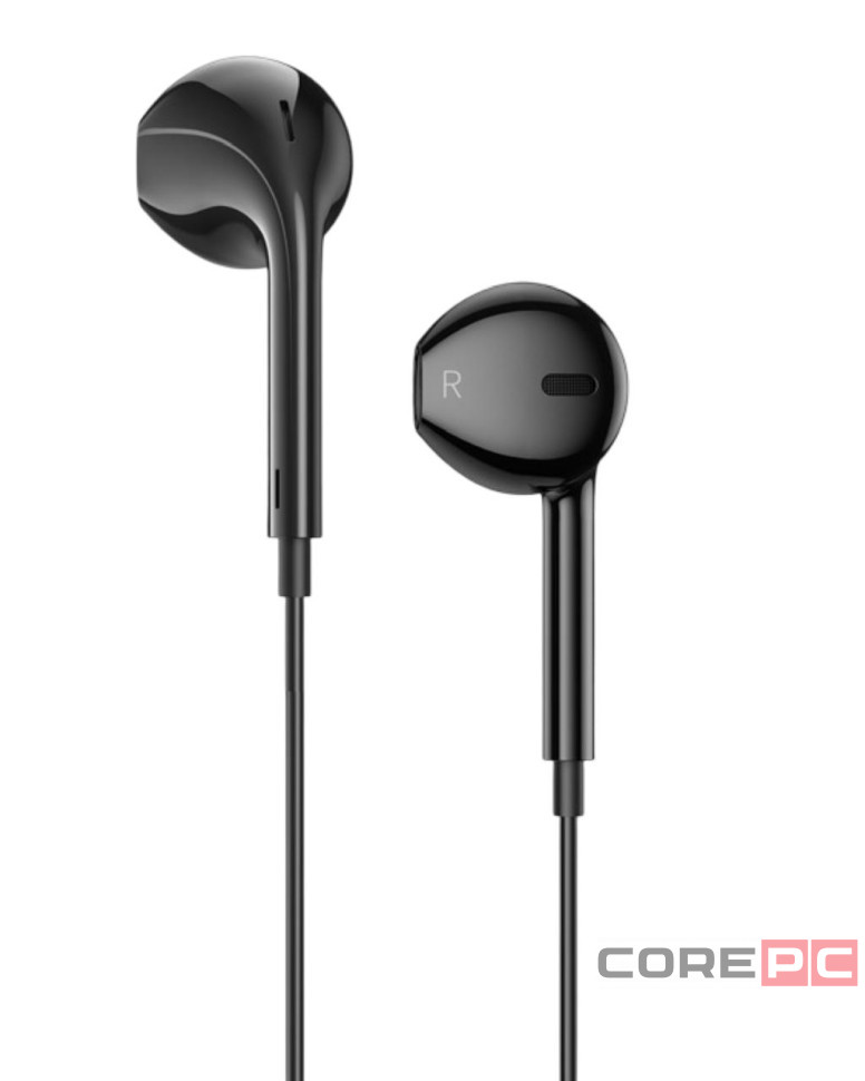 Стереонаушники Hoco M111 с микрофоном Lightning черные