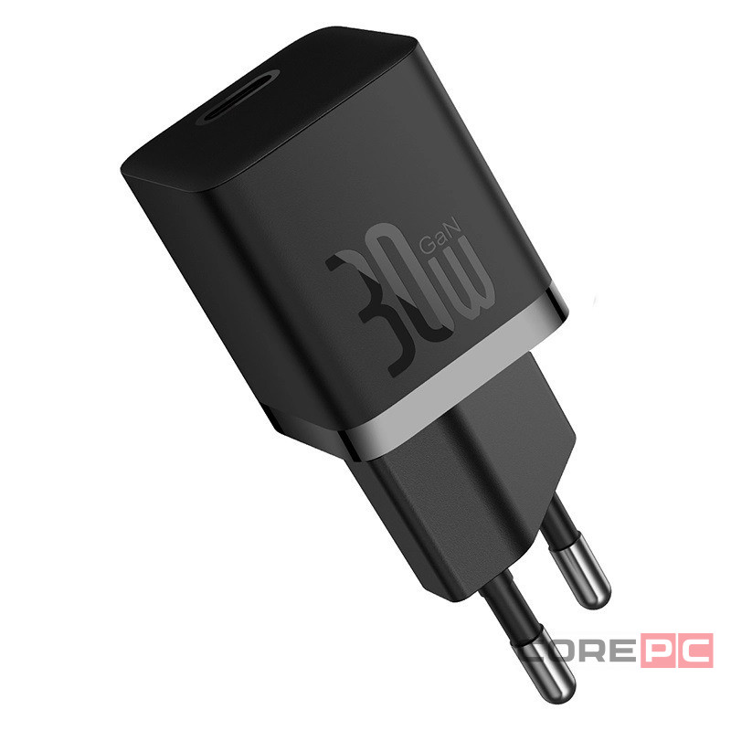 Сетевое зар. устр. Baseus GaN5 Fast Charger (mini) 1C 30W CCGN070401 черное