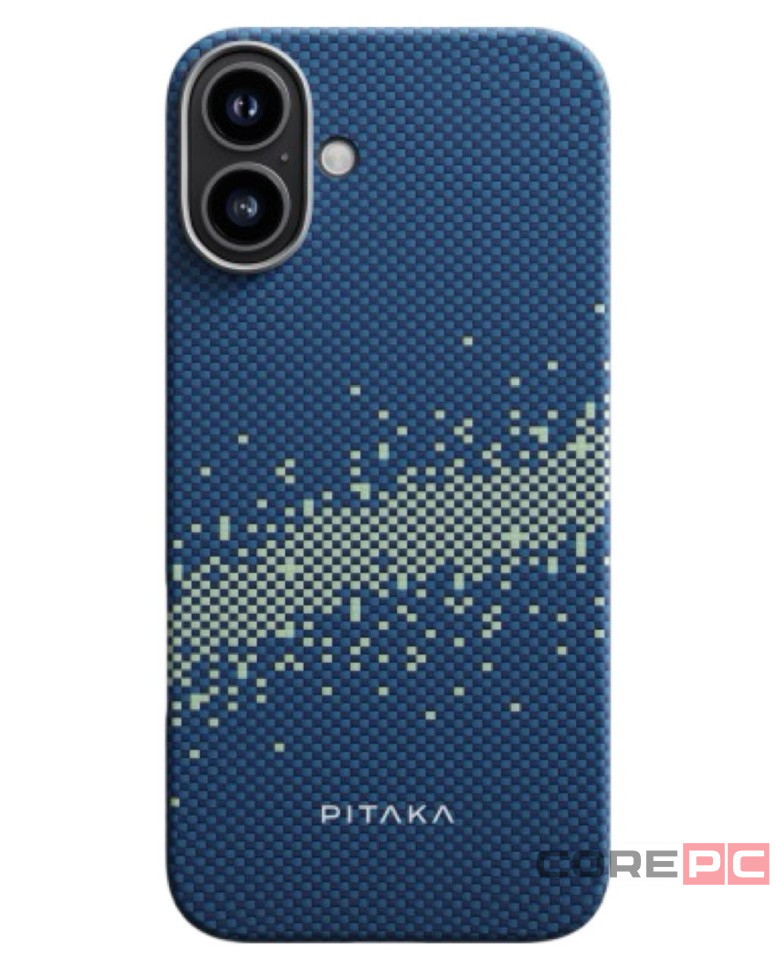 Накладка для i-Phone 16 6.1" Pitaka StarPeak Tactile Woven case (Milky way galaxy)