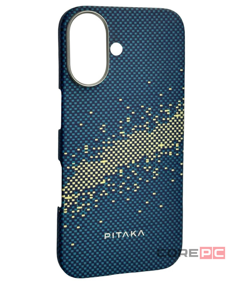 Накладка для i-Phone 16 6.1" Pitaka StarPeak Tactile Woven case (Milky way galaxy)