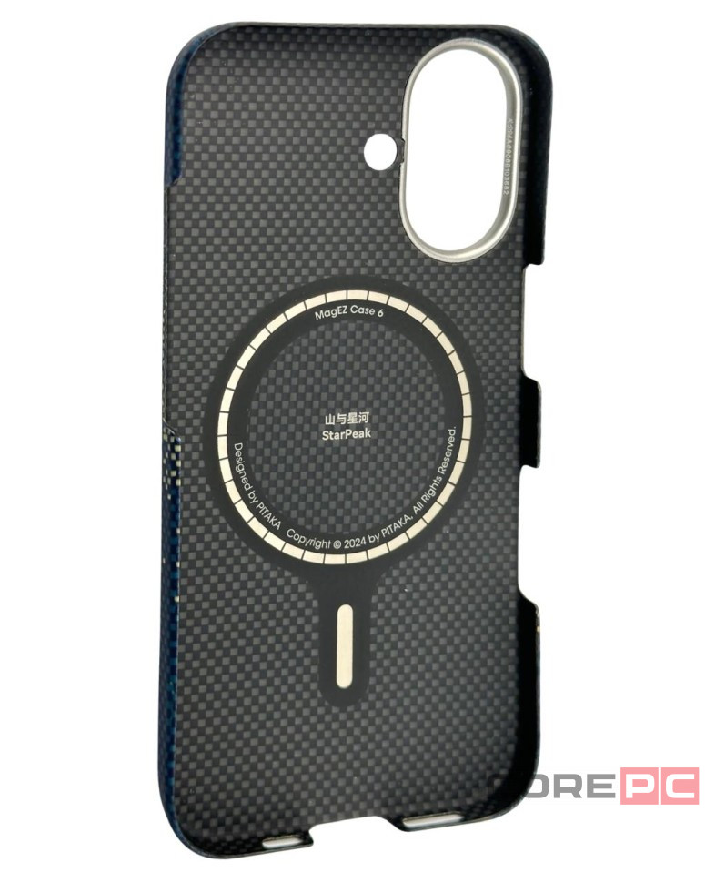 Накладка для i-Phone 16 6.1" Pitaka StarPeak Tactile Woven case (Milky way galaxy)