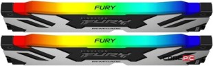 Оперативная память 96 Gb 6400 MHz Kingston FURY Renegade Silver/Black RGB (KF564C32RSAK2-96)