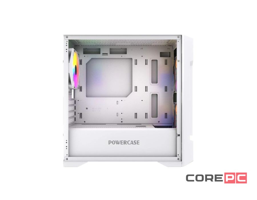 Компьютерный корпус Powercase Mistral Micro X3W ARGB TG White (CMMXW-A3)