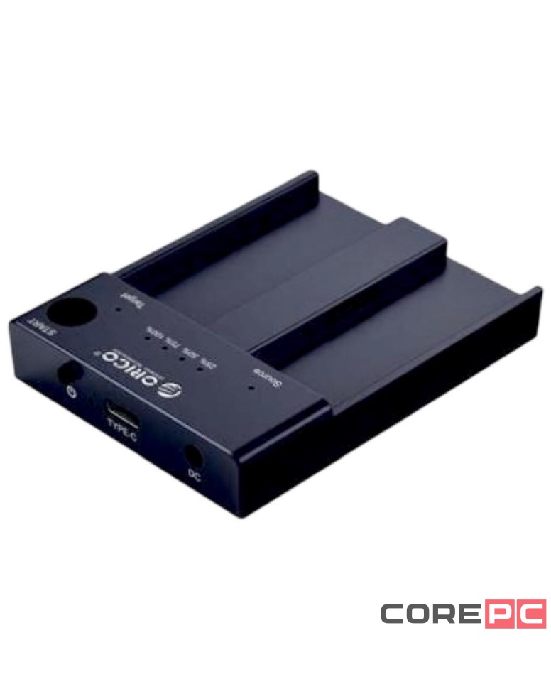Дубликатор для 2 M.2 NVMe Orico M2P2-C3-C USB-C черный