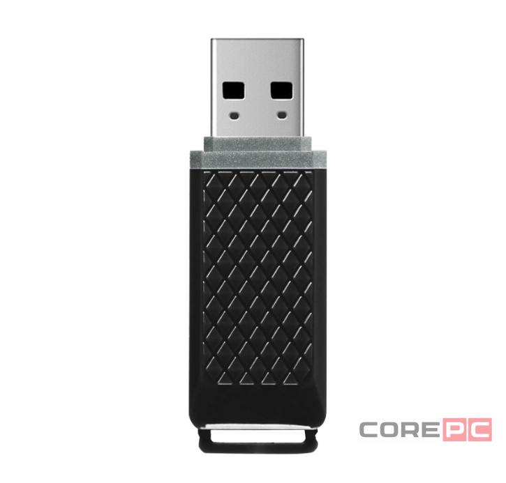 USB флеш накопитель Smartbuy 64GB Quartz series Black (SB64GBQZ-K)