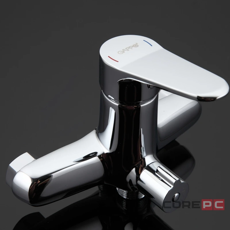 Смеситель для ванны и раковины Gappo G2236, рычажное управление, цвет хром