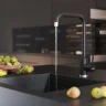 Смеситель для кухни MIXLINE МЛ-ГС12/ML-GS12 (343), рычажное управление, цвет антрацит