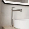 Смеситель для раковины Iddis AIGBC01i01, рычажное управление, цвет хром матовый