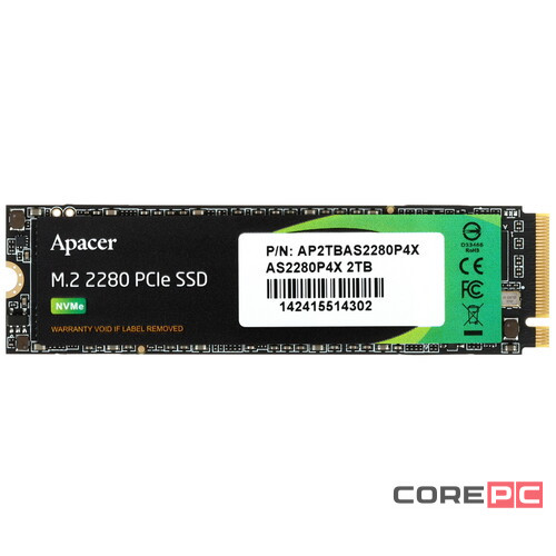 Твердотельный накопитель Apacer 2000 Gb (AP2TBAS2280P4X-1)