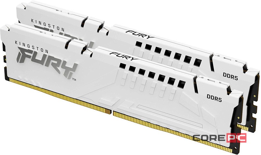 Оперативная память 32 Gb 6000 MHz Kingston FURY Beast White (KF560C30BWEK2-32)