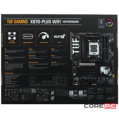 Материнская плата ASUS TUF GAMING X870-PLUS WIFI (90MB1IU0-M0EAY0)