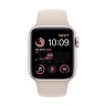 Apple Watch SE Gen 2 44mm (GPS) Starlight Aluminum Case with Starlight Sport Band (M/L) (MNTE3/MRE53)