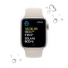 Apple Watch SE Gen 2 44mm (GPS) Starlight Aluminum Case with Starlight Sport Band (M/L) (MNTE3/MRE53)