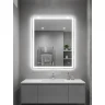 Зеркало MIXLINE Адор-Лайт 600х800 (ШВ) сенсорный выкл,светодиодная подсветка, мини короб